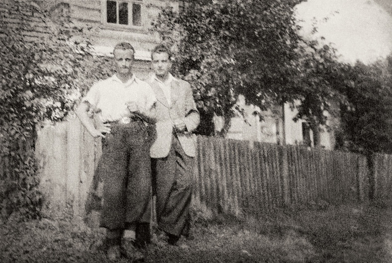 Szczawnica, 1944. Ezio Micheli (z lewej) i Enzo Boletti