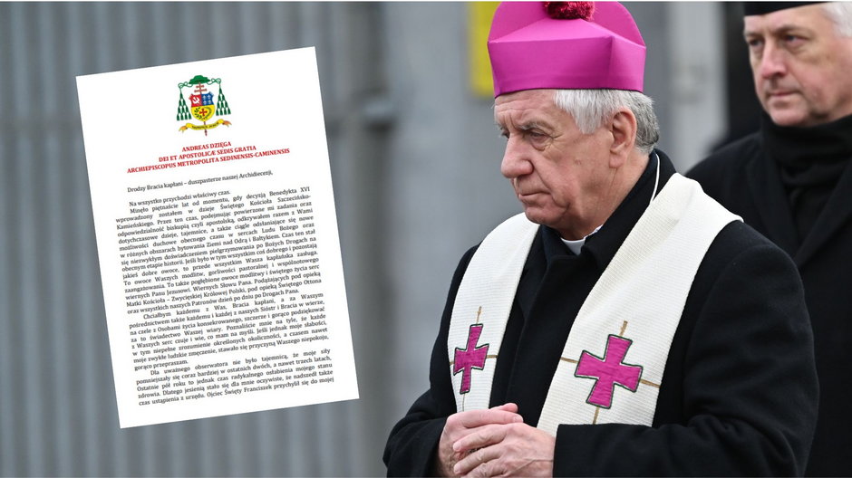 Arcybiskup Andrzej Dzięga napisał list do kapłanów