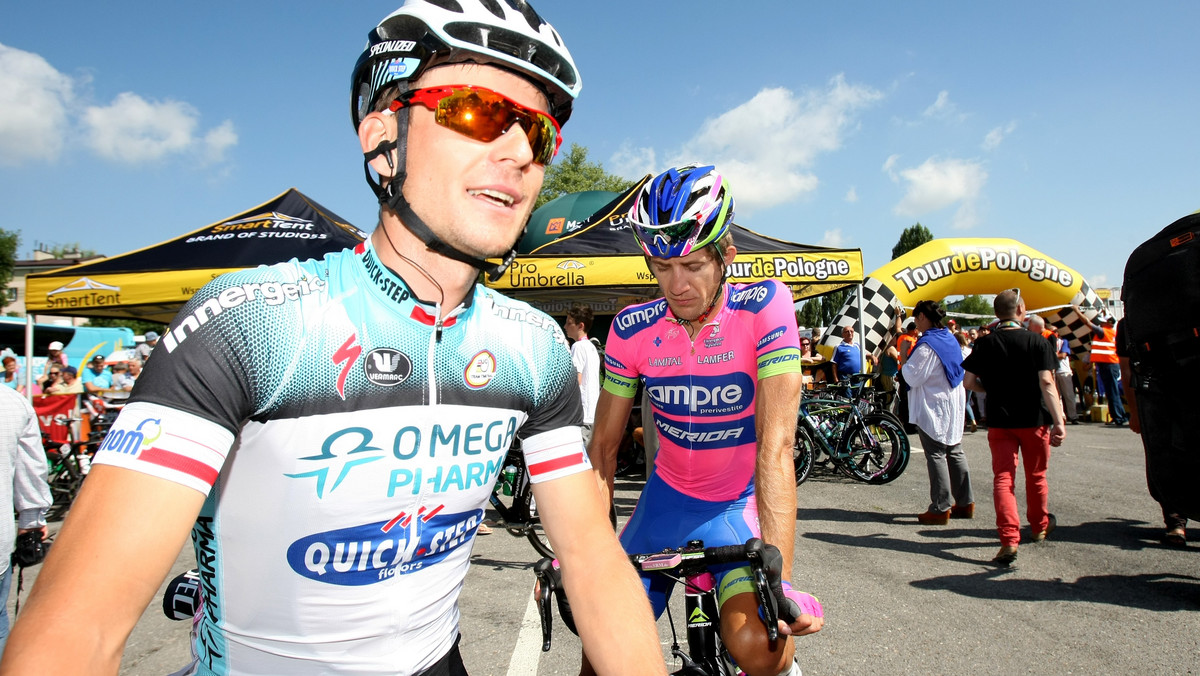 Przez blisko trzy tygodnie Michał Gołaś, polski kolarz Omega Pharma-Quick Step, nie wyjeżdżał na rowerze na szosę. Wszystko przez pęknięcie kości łodeczkowatej nadgarstka. Torunianin nie rozstawał się jednak z rowerem, bo w domu trenował na trenażerze.