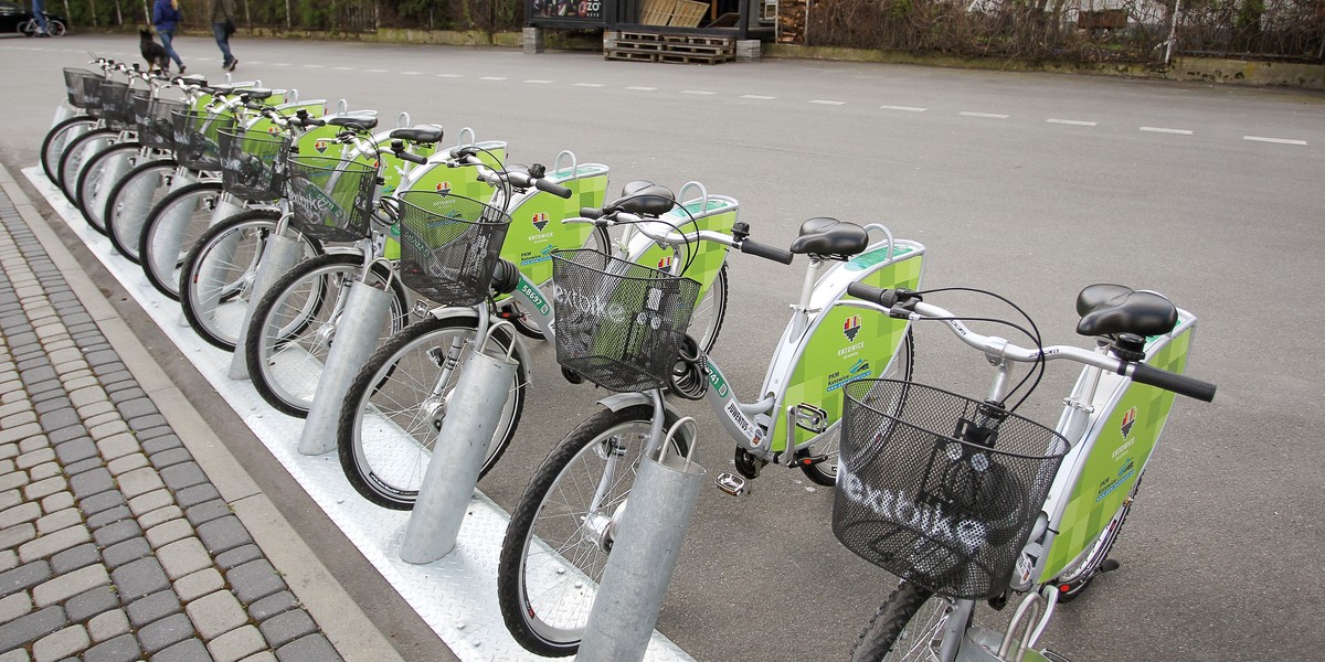 Otwarto wypożyczalnię rowerów w Katowicach