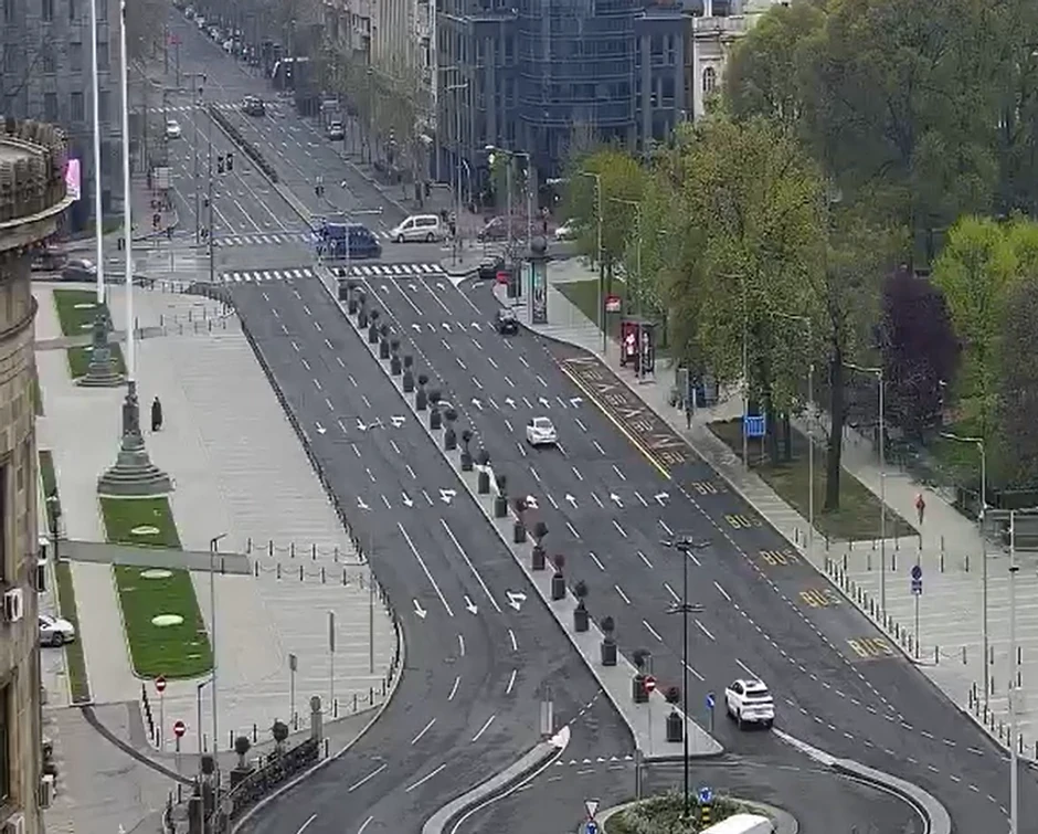 Trg Nikole Pašića 11. aprila