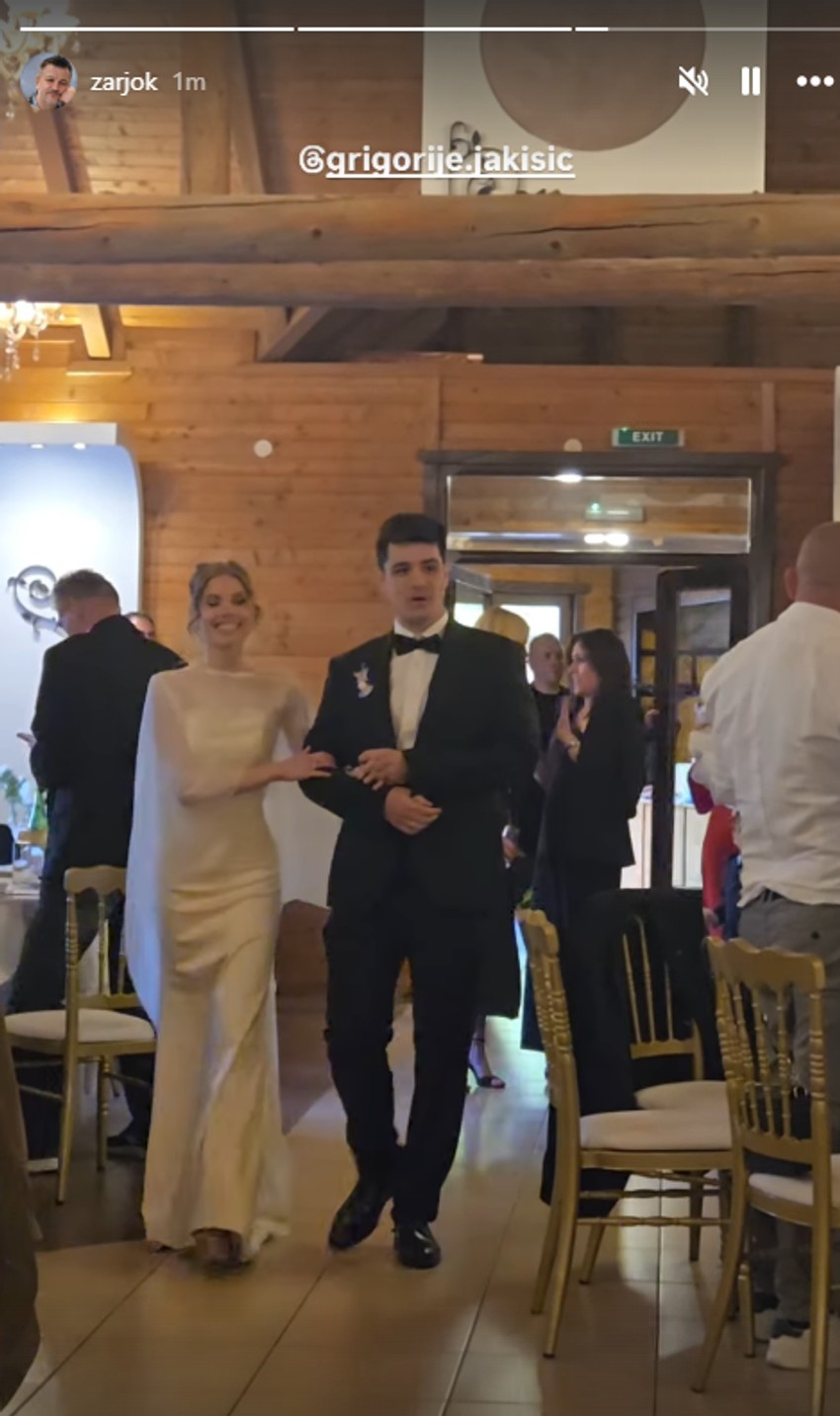 Glumac Grigorije Jakišić se oženio