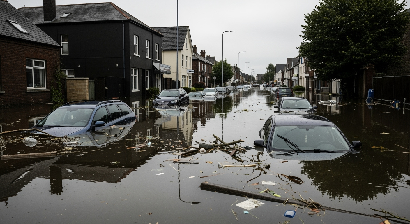 43 municipios de Huelva en alerta roja por lluvias de hasta 60 l/m²