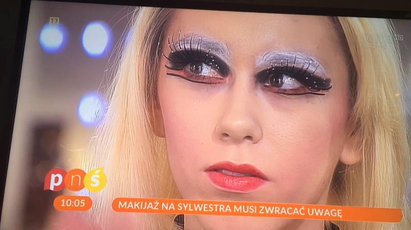 Makijaż sylwestrowy według TVP