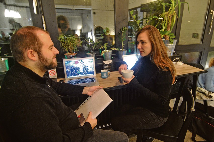 Miloš Aleksic i Marija Mandić, voditelji startit centra rad u trećoj smeni