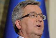 WARSZAWA PREZYDENT KOMOROWSKI OŚWIADCZENIE