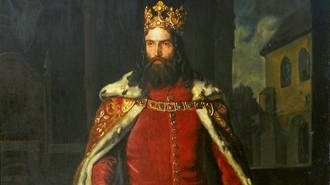 Kazimierz III Wielki na obrazie Leopolda Löfflera (1864 r.)