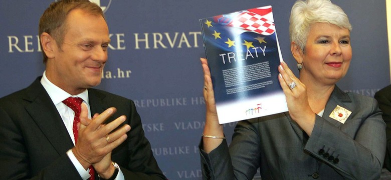 Tusk wręczył wymarzony prezent szefowej chorwackiego rządu