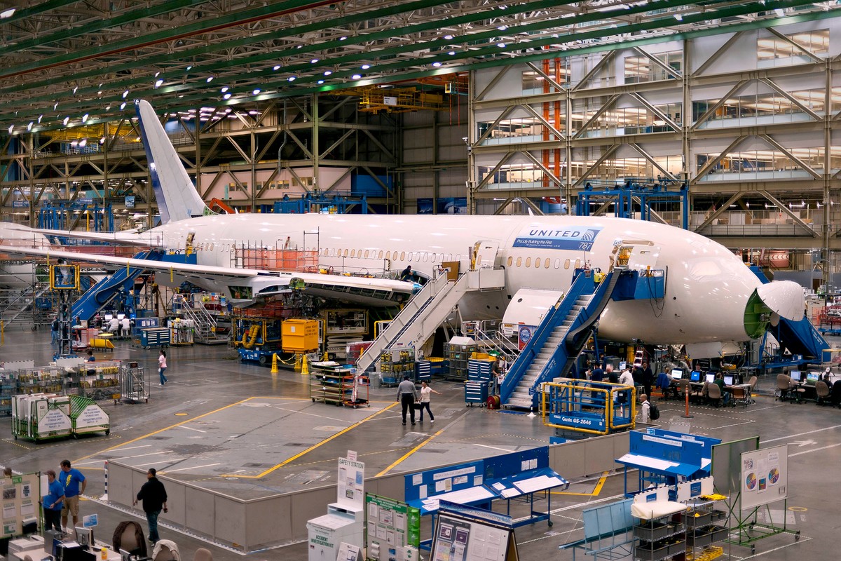 Zakłady Boeing Co. w Everett w stanie Washington