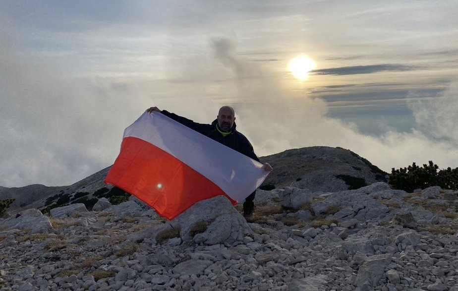 Szczyt najwyższej góry w Chorwacji - Dinary (1831 m.n.p.m.)