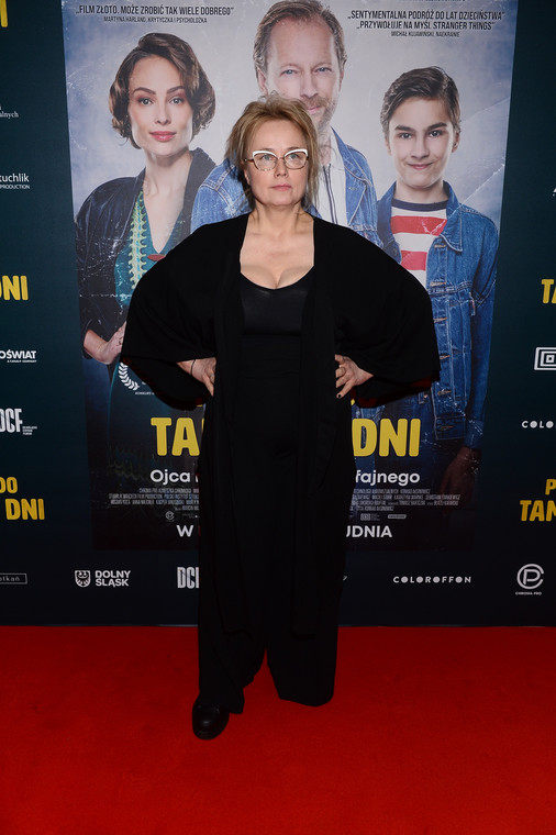 Anna Majcher pojawiła się na premierze filmu "Powrót do tamtych dni" (grudzień 2021 r.)