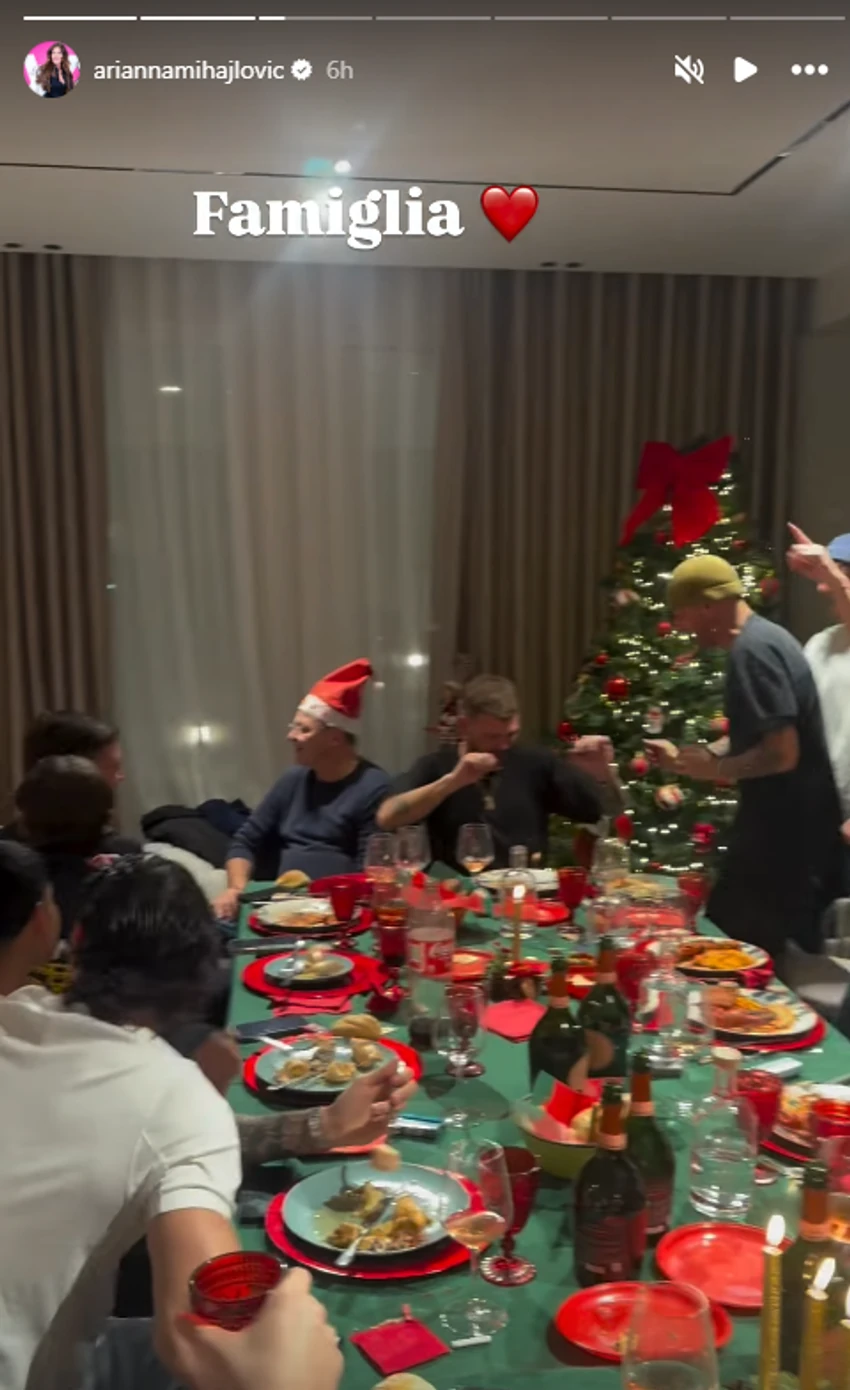 Arijana slavi Božić u Italiji