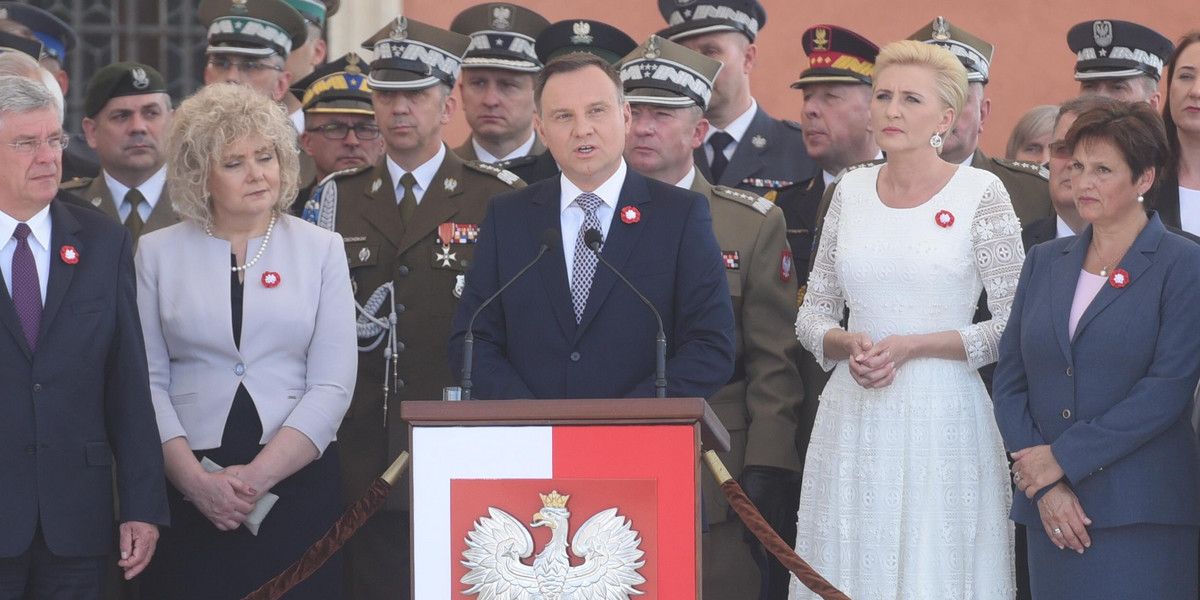 Prezydent Andrzej Duda o referendum konstytucyjnym i Konstytucji 3 Maja