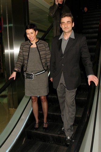 Robert Gonera z żoną