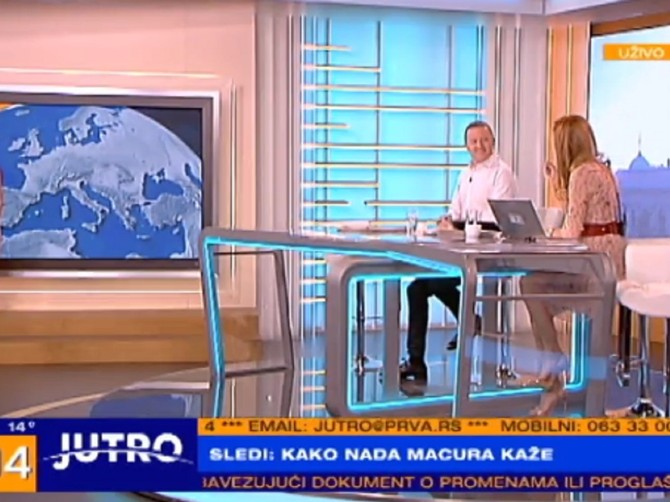 Ksenija, Jovana i Srđan u Jutarnjem programu Prve