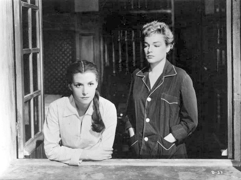 Christina i Nicole, "Widmo", reż. Henri-Georges Clouzot, 1955 r.