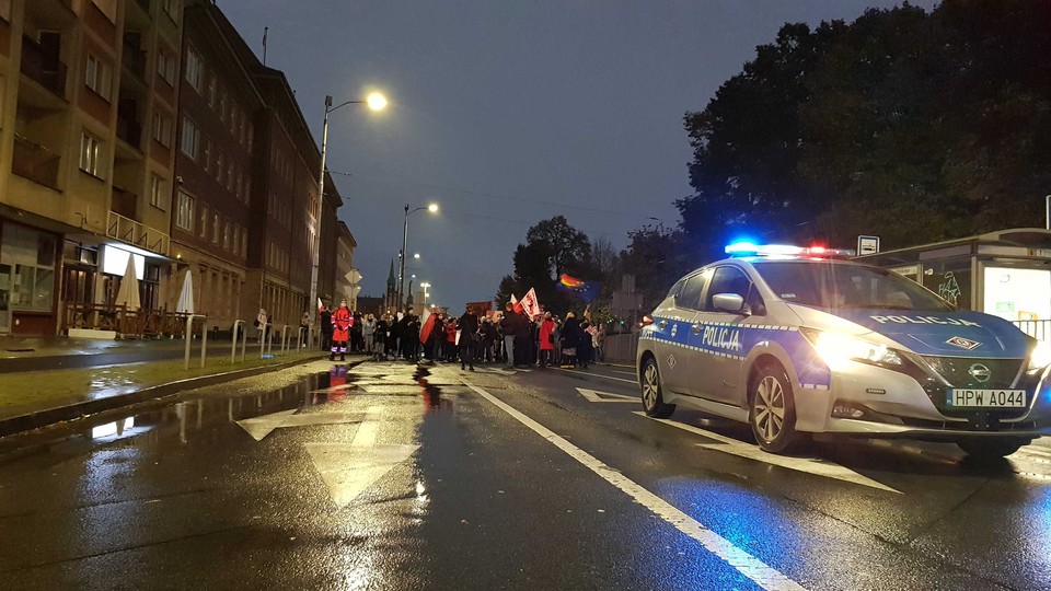 Protest w Szczecinie po ogłoszeniu wyroku TK. Dzień dziewiąty