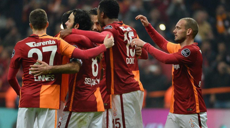 A Galatasaray a végén ünnepelhetett / Fotó: Instagram-Galatasaray