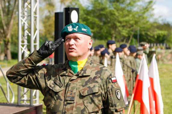 Uroczystość złożenia przysięgi wojskowej. Fot. Radosław Dominowski
