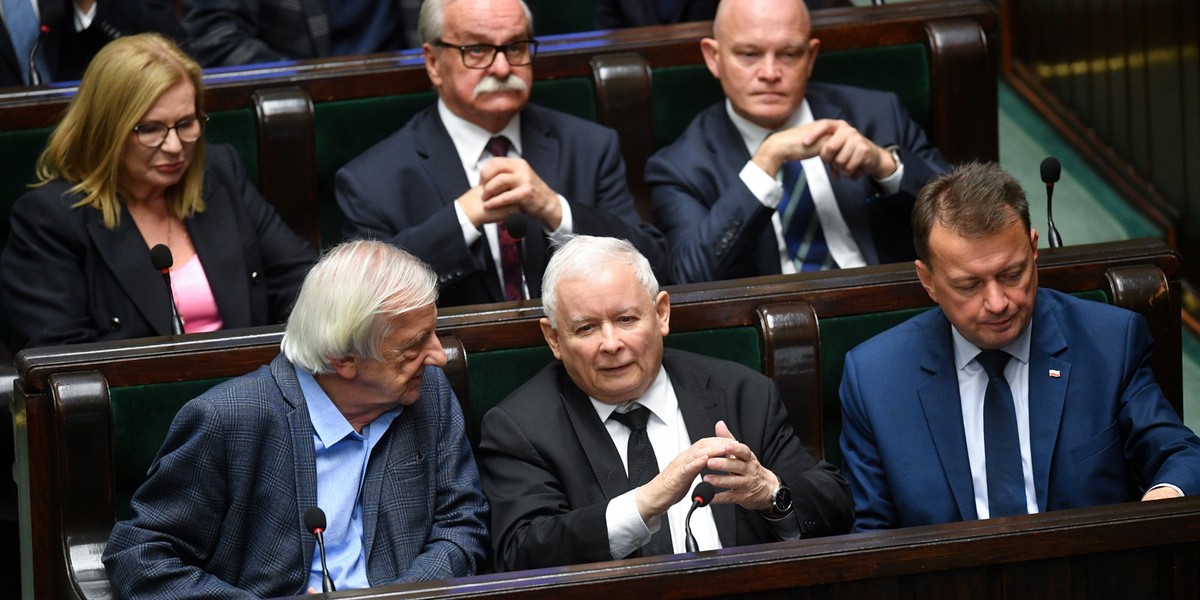 Jarosław Kaczyński w Sejmie