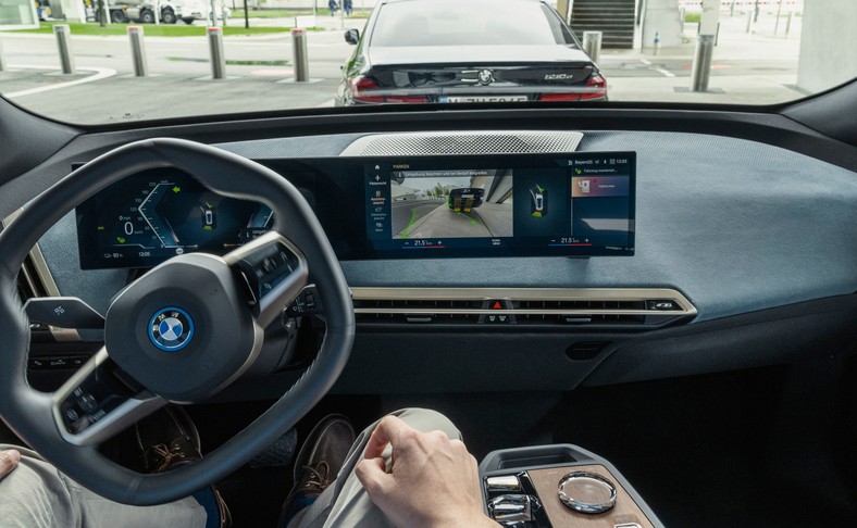 The BMW iX is the German brand's first car to offer automated driving and parking services