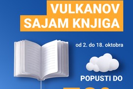 Ne propustite Vulkanov sajam knjiga