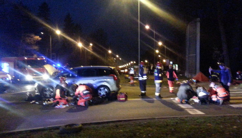 Wypadek w Katowicach-Giszowcu