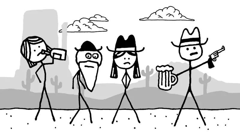 West of Loathing — slapstickowa komediowa gra przygodowa w krainie stylizowanej na Dziki Zachód