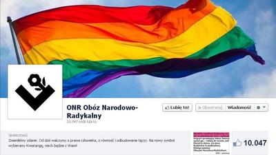 Screen z fanpage'a ONR Obóz Narodowo-Radykalny