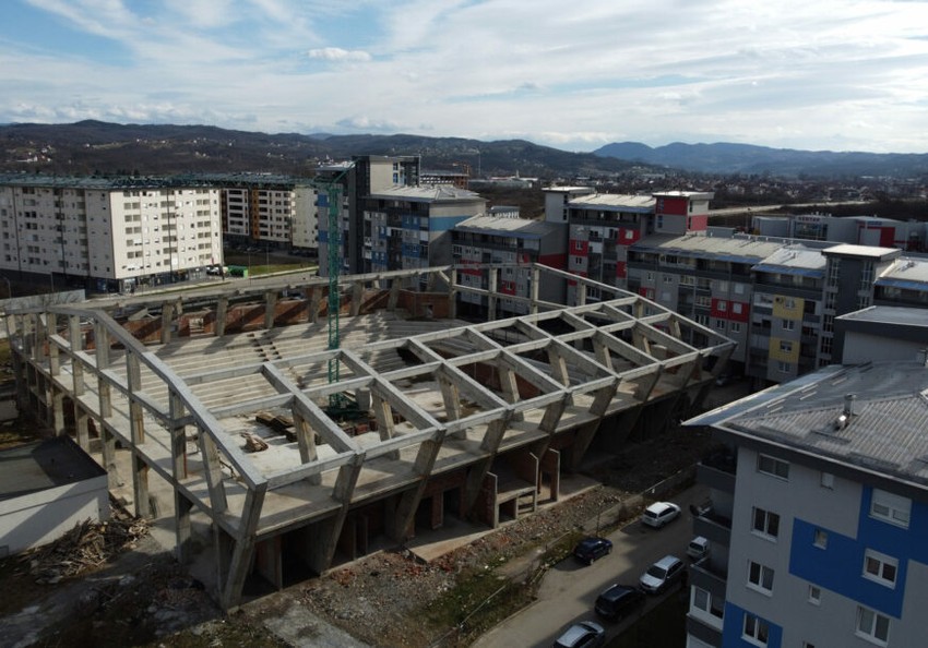 doboj sportska dvorana u izgradnji