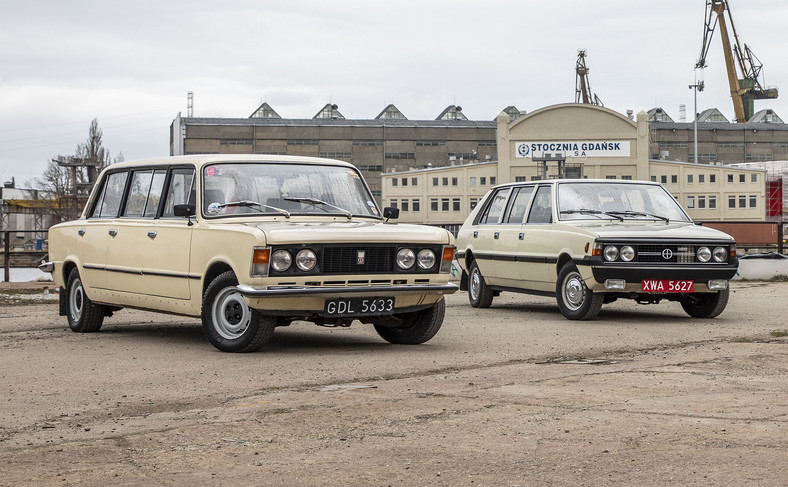 Polski Fiat 125p i FSO Polonez w wersji Long - przedłużane auta z FSO