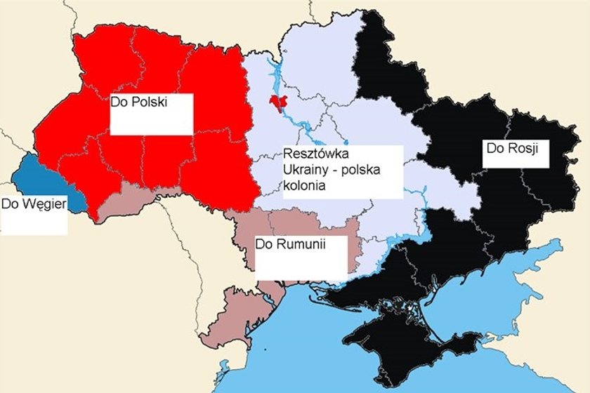 Kreml do Rosjan: Polska chce rozbioru Ukrainy i Białorusi