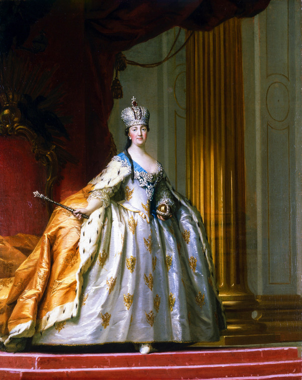 Katarzyna Wielka w szatach koronacyjnych/ ok. 1778 rok
