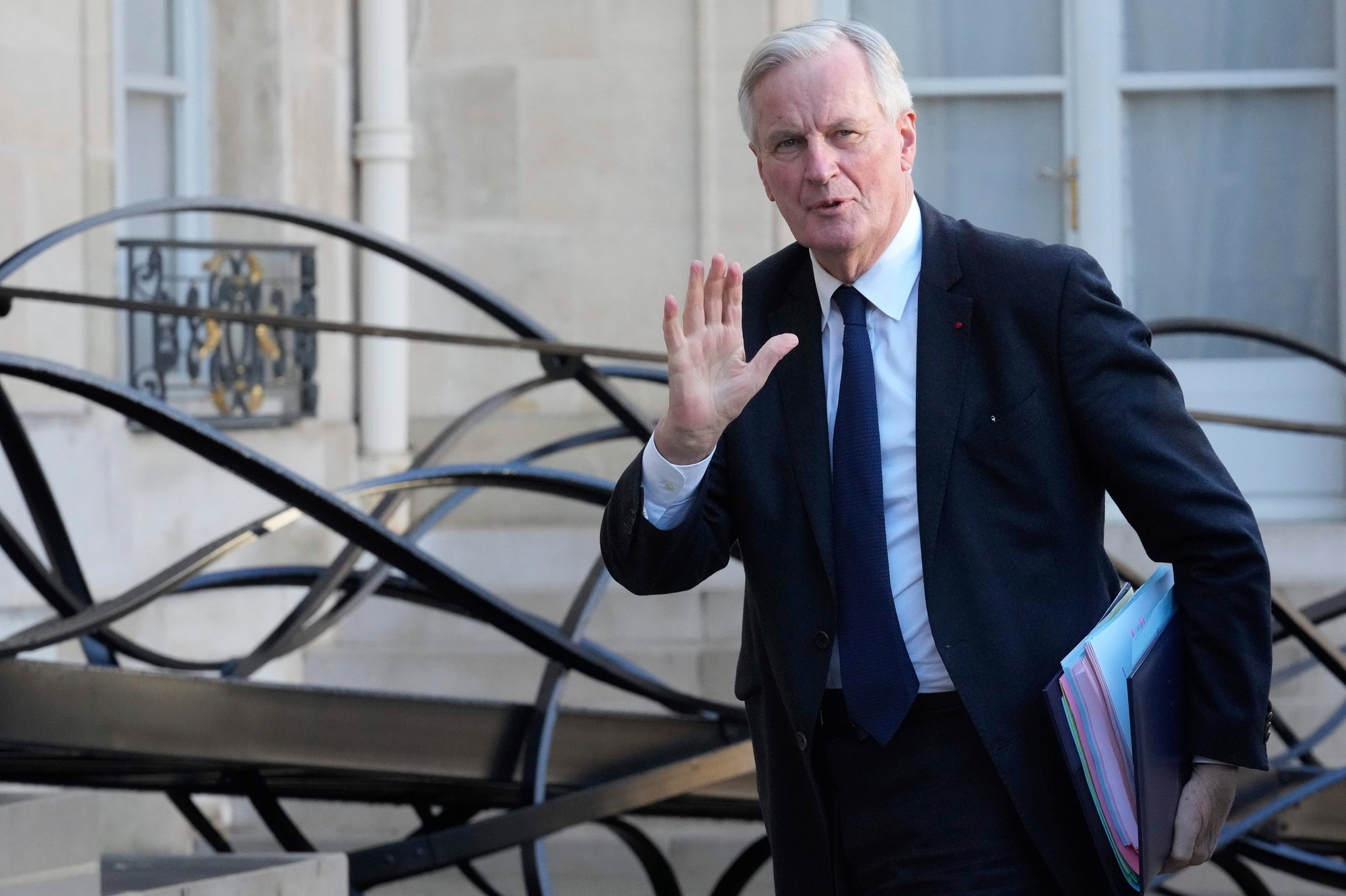 Francúzsky premiér Michel Barnier.