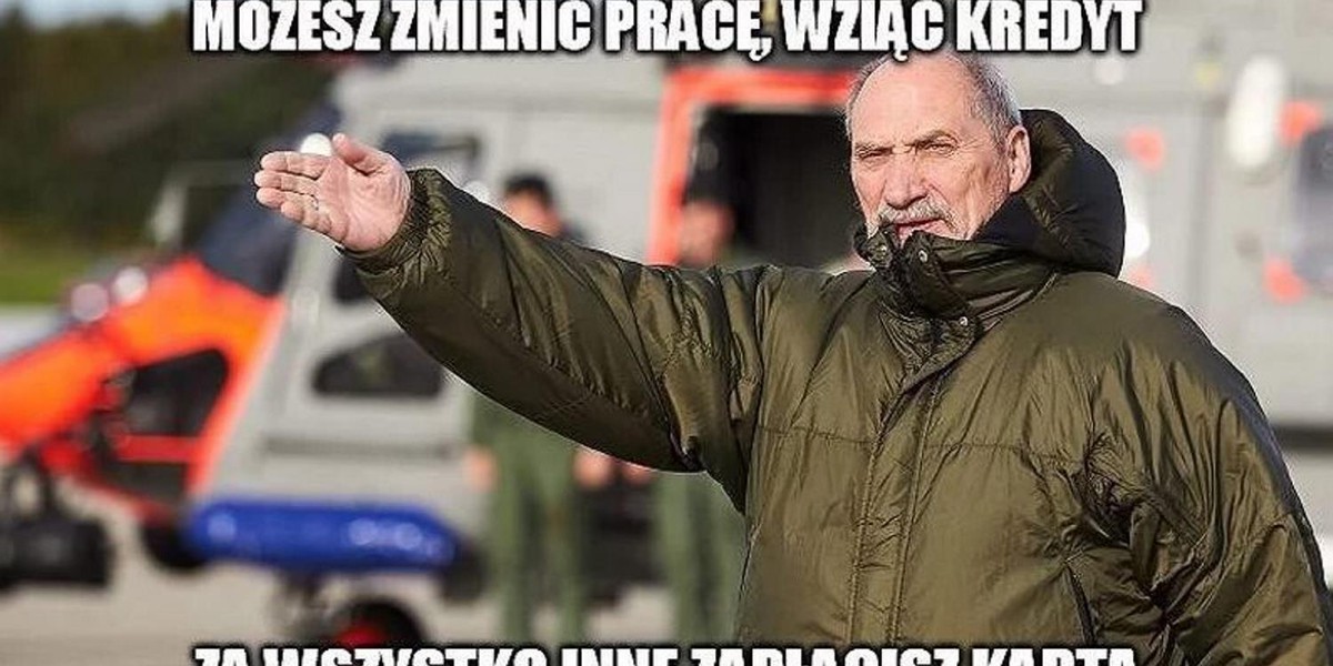 Tyle MON wydało na służbowe karty. MEMY