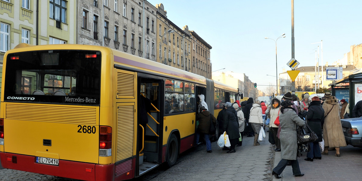 autobus w Łodzi