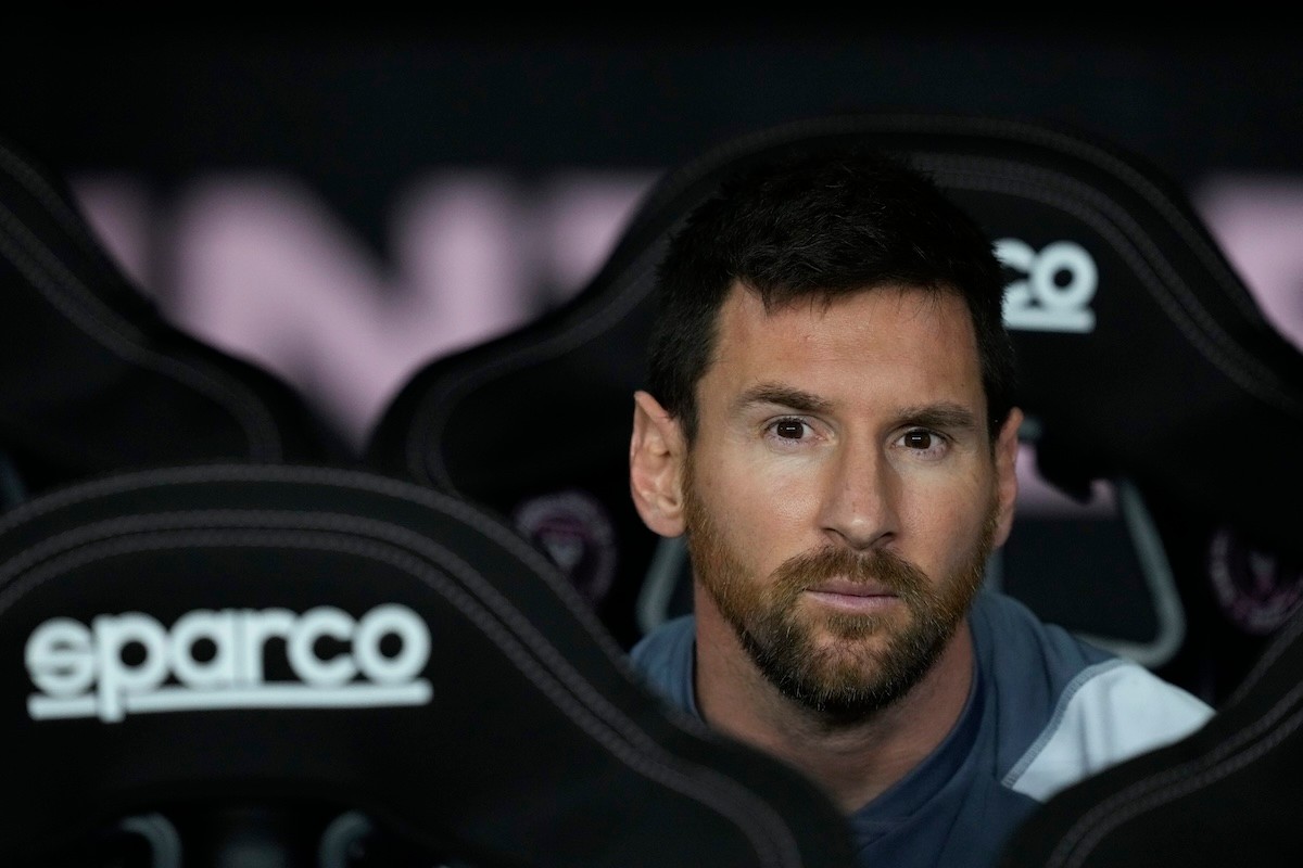 Argentínsky futbalista Lionel Messi z Interu Miami.