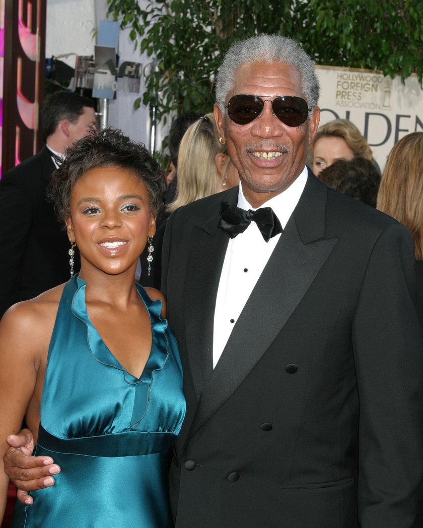 E’Dena Hines i Morgan Freeman