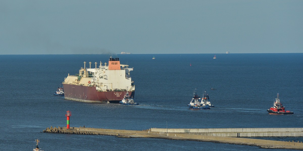 Terminal LNG w Świnoujściu stał się głównym miejscem odbioru dostaw gazu do Polski