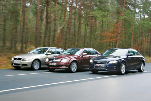 Audi A4 kontra Mercedes Klasy C i BMW serii 3 - Mocne wejście na scenę