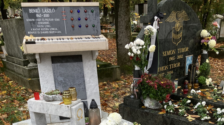 Benkő László zenész a Farkasrélti temetőben fekszik /Fotó: Fuszek Gábor