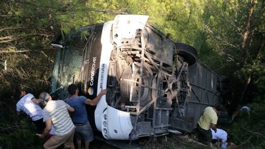 Turcja: Wypadek polskiego autokaru. Poszkodowanych wielu Polaków