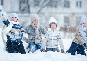 Deca, igra, igranje, sneg