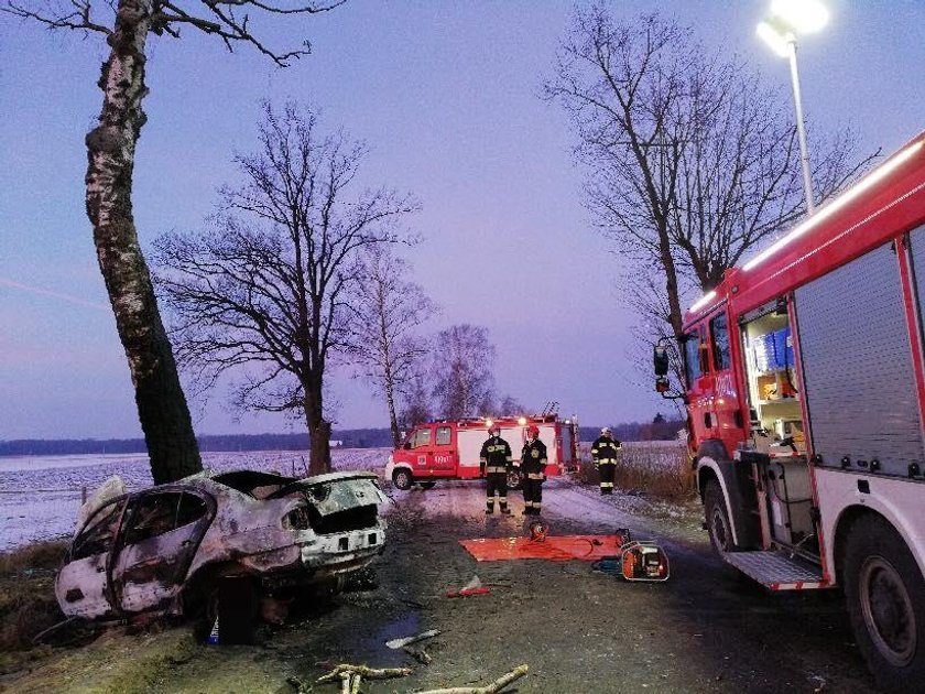 Tragiczny wypadek pod Braniewem. Wiele ofiar