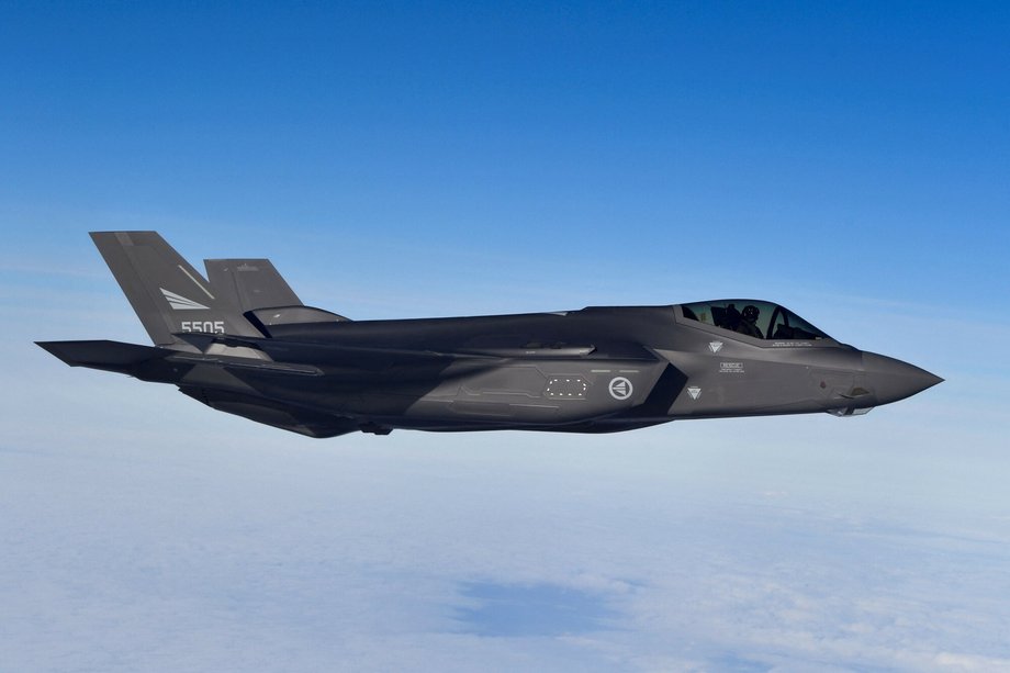 F-35 w powietrzu