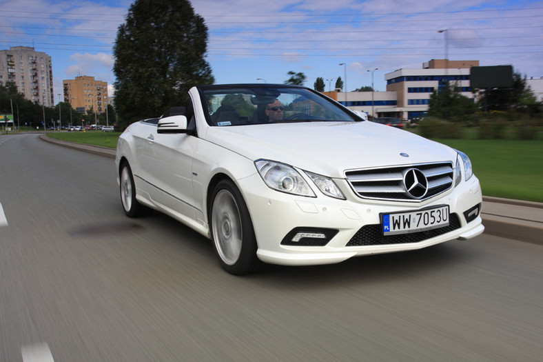 Mercedes E 350 CDI Cabrio z miękkim dachem