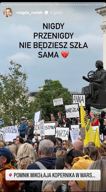 Protest w Warszawie