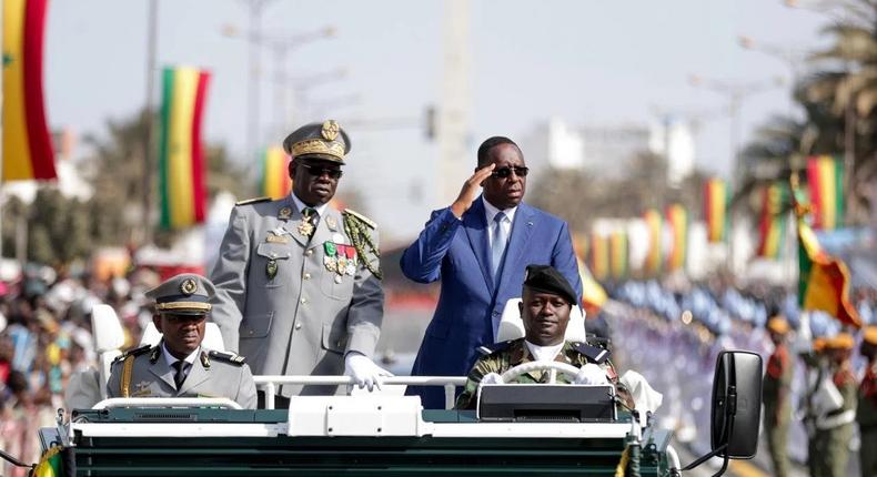 Le président Macky Sall lors de la fête de l'indépendance, le 4 Avril 2019