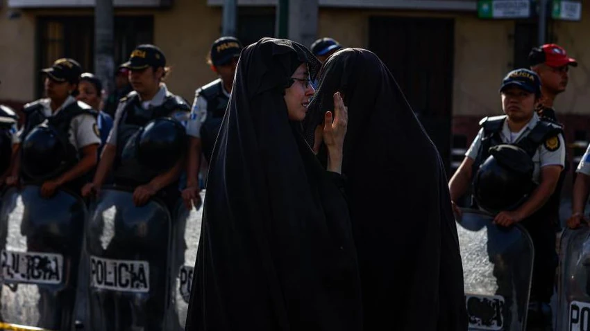 Članovi sekte Lev Tahor protestuju ispred pritvorskog centra gde su poslata deca koju su gvatemalske vlasti spasile | Foto: Getty Images
