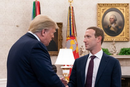 Donald Trump spotkał się z Markiem Zuckerbergiem. Rozmawiali o regulacji internetu